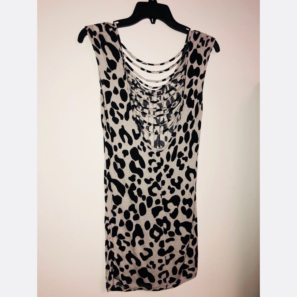 Charlotte Russe Animal Print Tank Top Xs - Picture 2 of 3